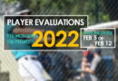 2022 Player Evaluations – Save the Dates!