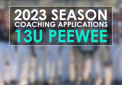 2023 Peewee Coaching Applications
