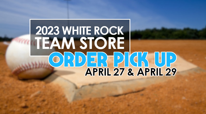 Team Store Orders Available for Pickup – White Rock South Surrey Baseball