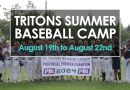 Tritons Summer Baseball Camp!