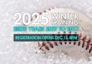 2025 Winter Training – opens Friday Dec 13 at 8PM