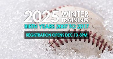 2025 Winter Training – opens Friday Dec 13 at 8PM