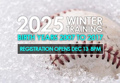 2025 Winter Training – opens Friday Dec 13 at 8PM